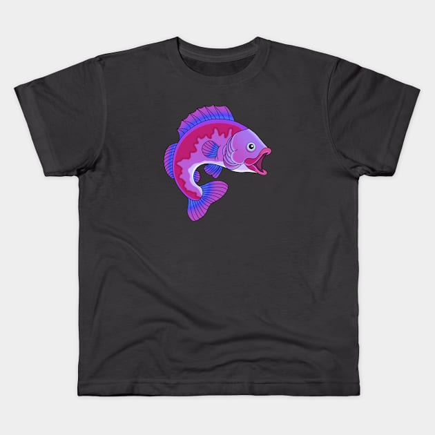 Fish Kids T-Shirt by Other Design